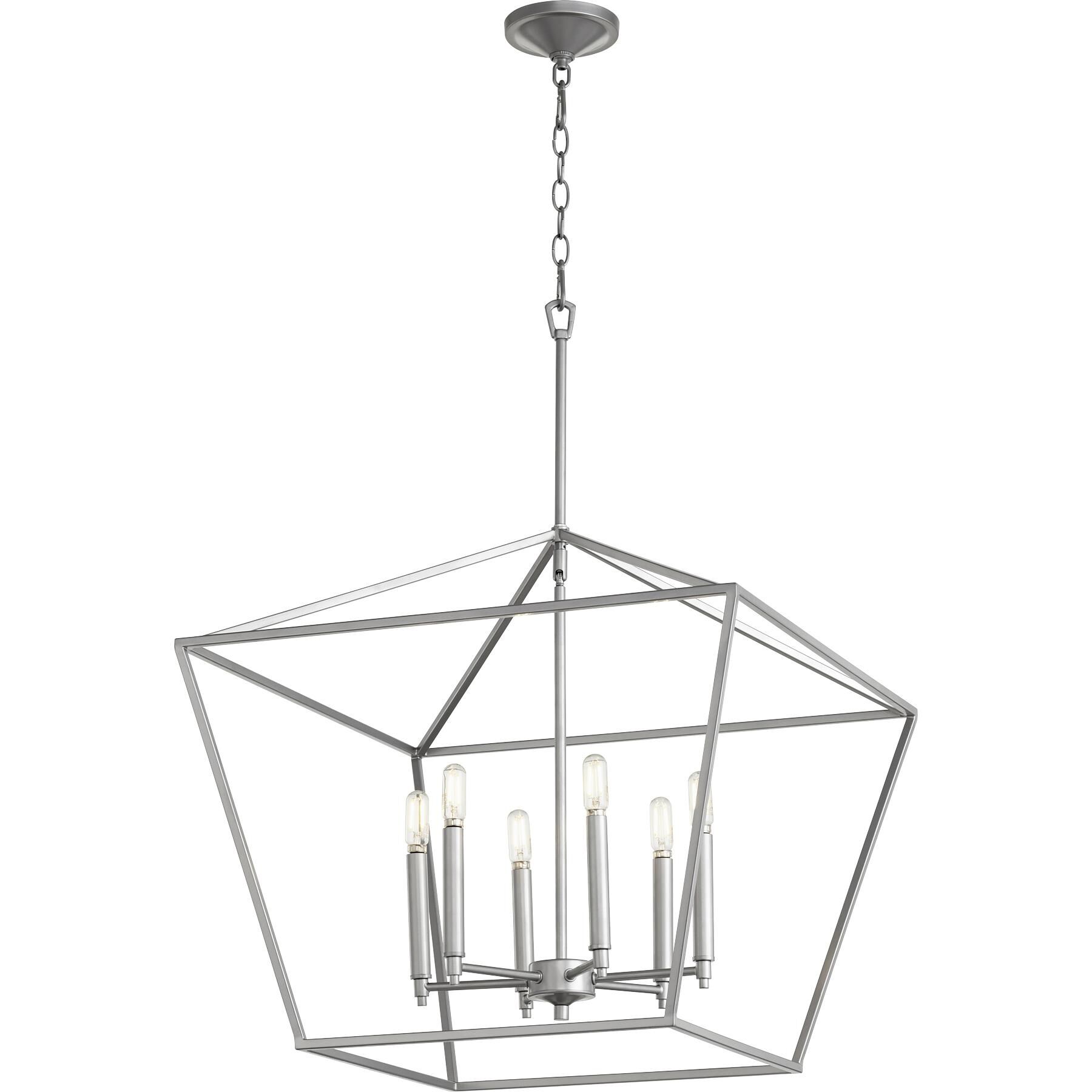 Gabriel 24 Inch 6 Light Chandelier by Quorum International