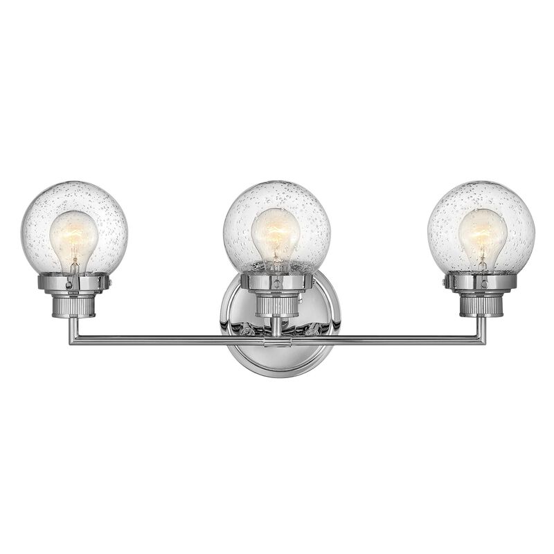 Poppy 24 Inch 3 Light Bath Vanity Light by Hinkley