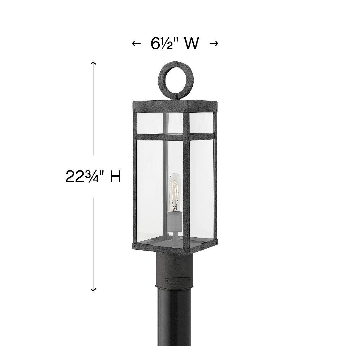 Hinkley Lighting Porter 22 Inch Tall Outdoor Post Lamp