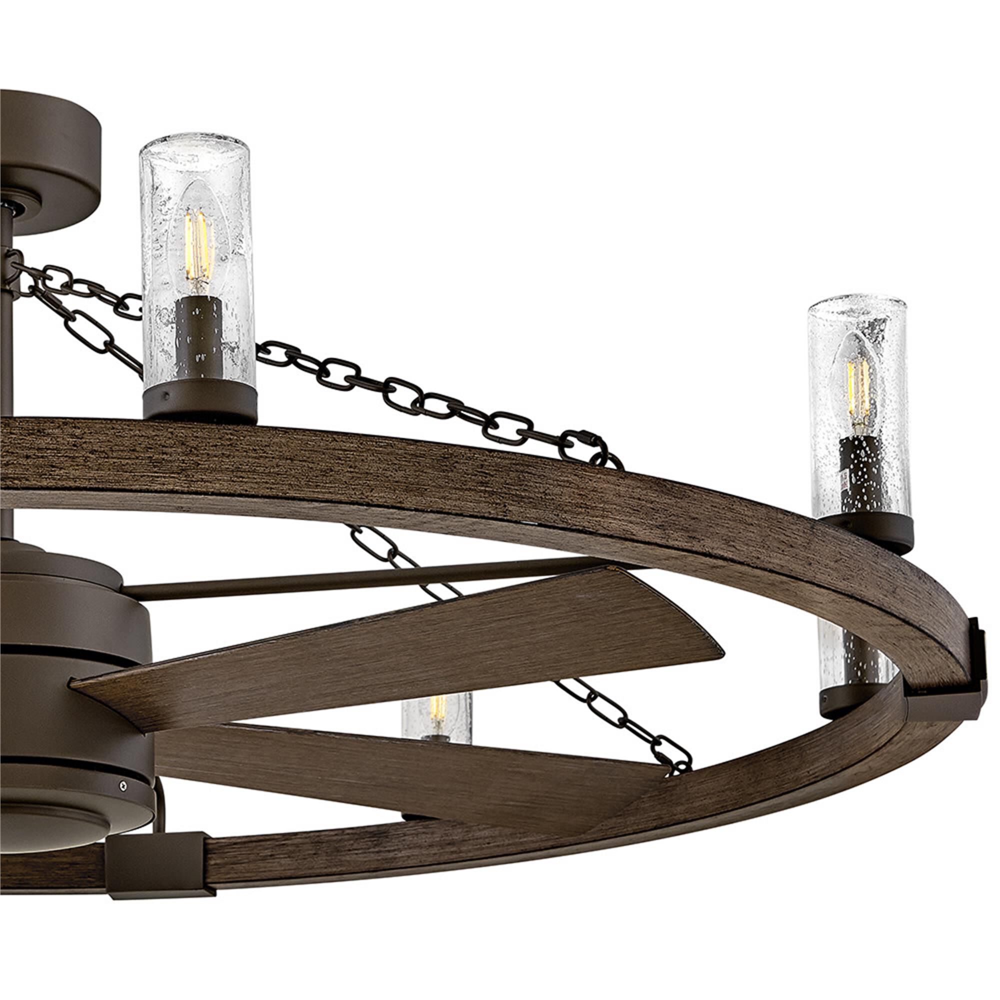 Sawyer 44 Inch Chandelier Ceiling Fan with Light Kit,