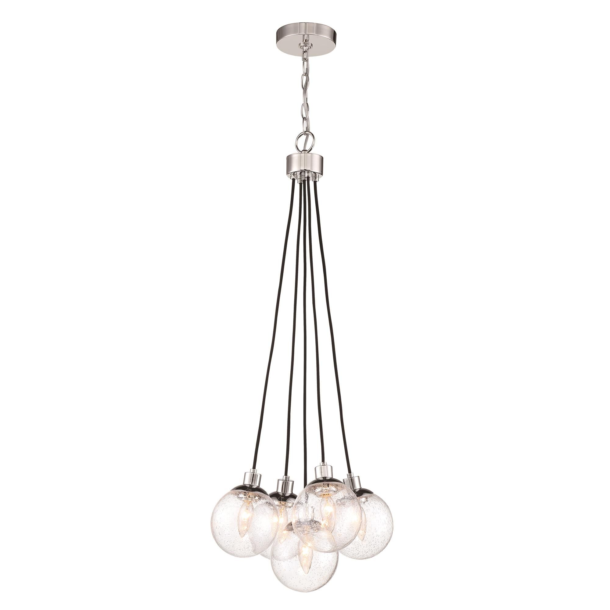 Que 14 Inch 5 Light Multi Light Pendant by Craftmade