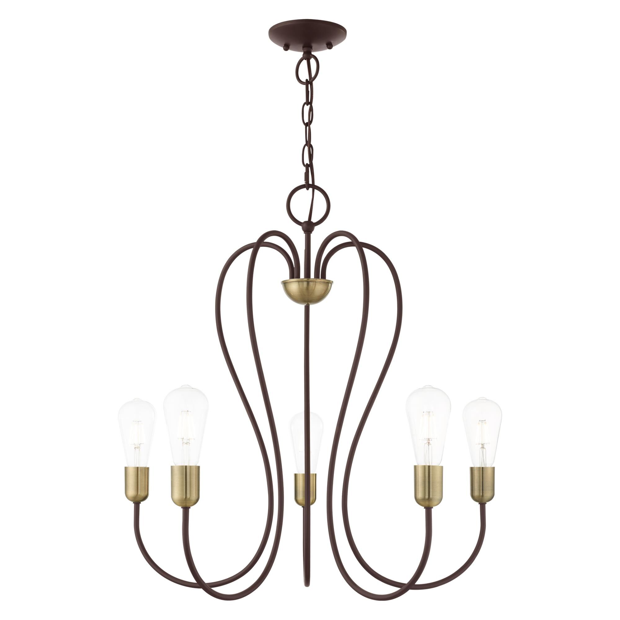 Lucerne 5 Light Chandelier by Livex Lighting
