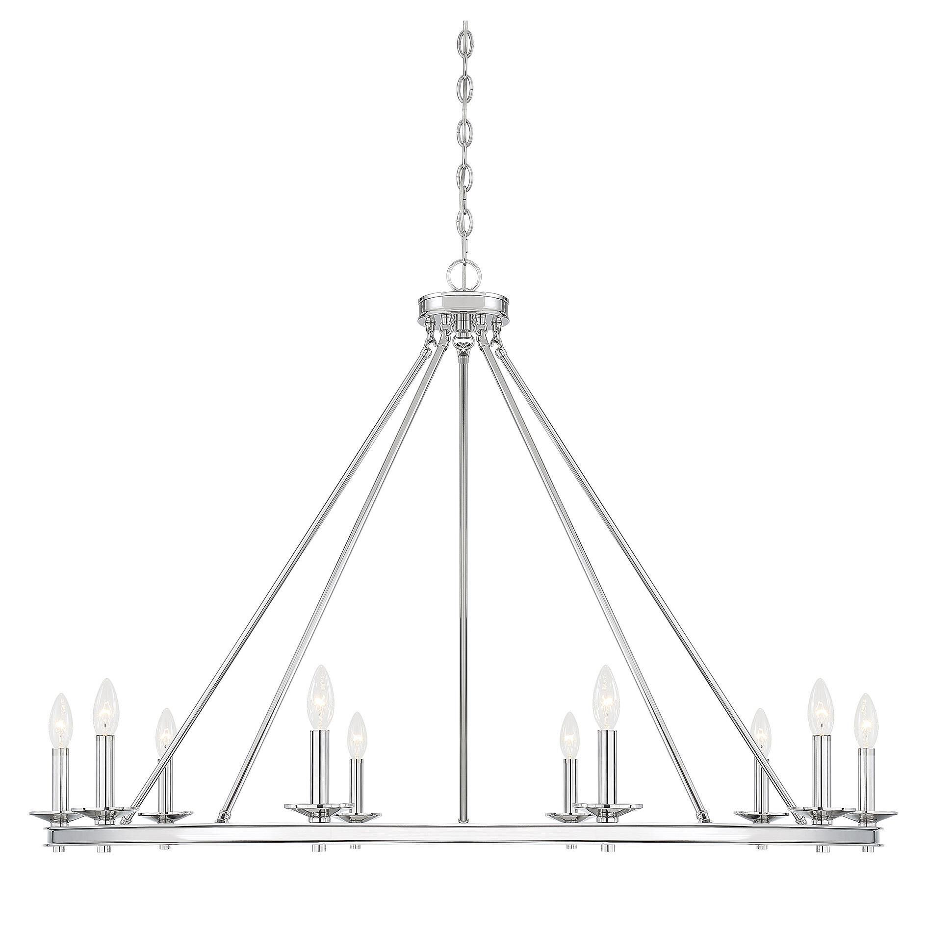 Middleton 45 Inch 10 Light Chandelier by Savoy House