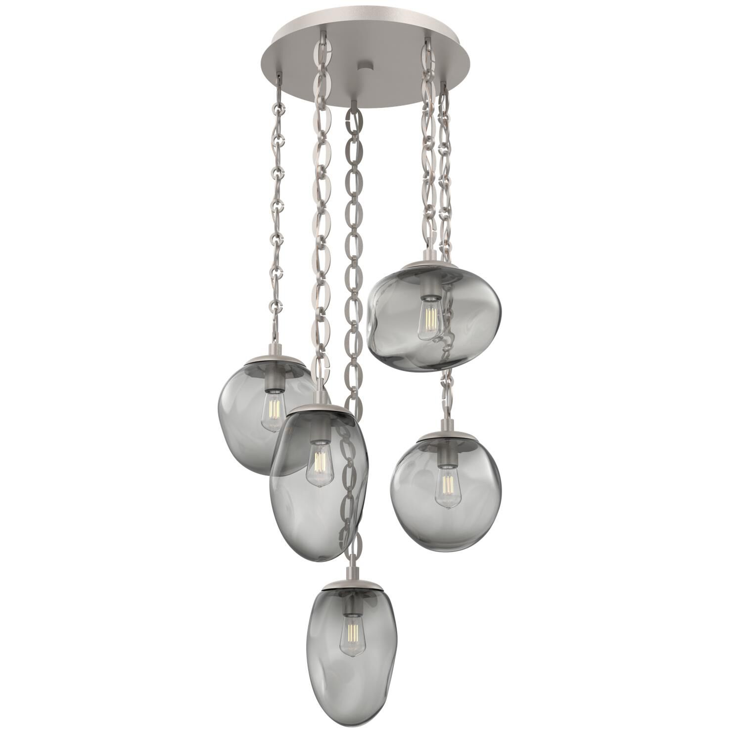 Levi Wilson Cosmos 24 Inch Multi Light Pendant by Hammerton Studio
