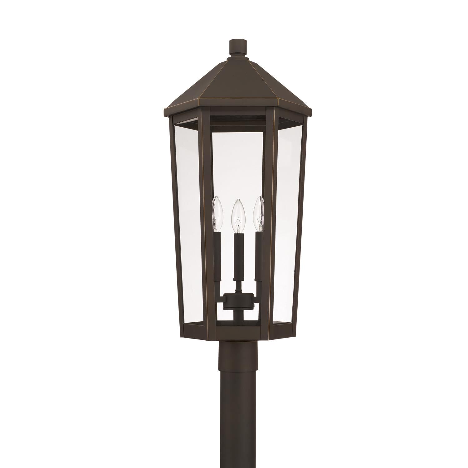 Ellsworth 27 Inch Tall 3 Light Outdoor Post Lamp by Capital Lighting Fixture Company