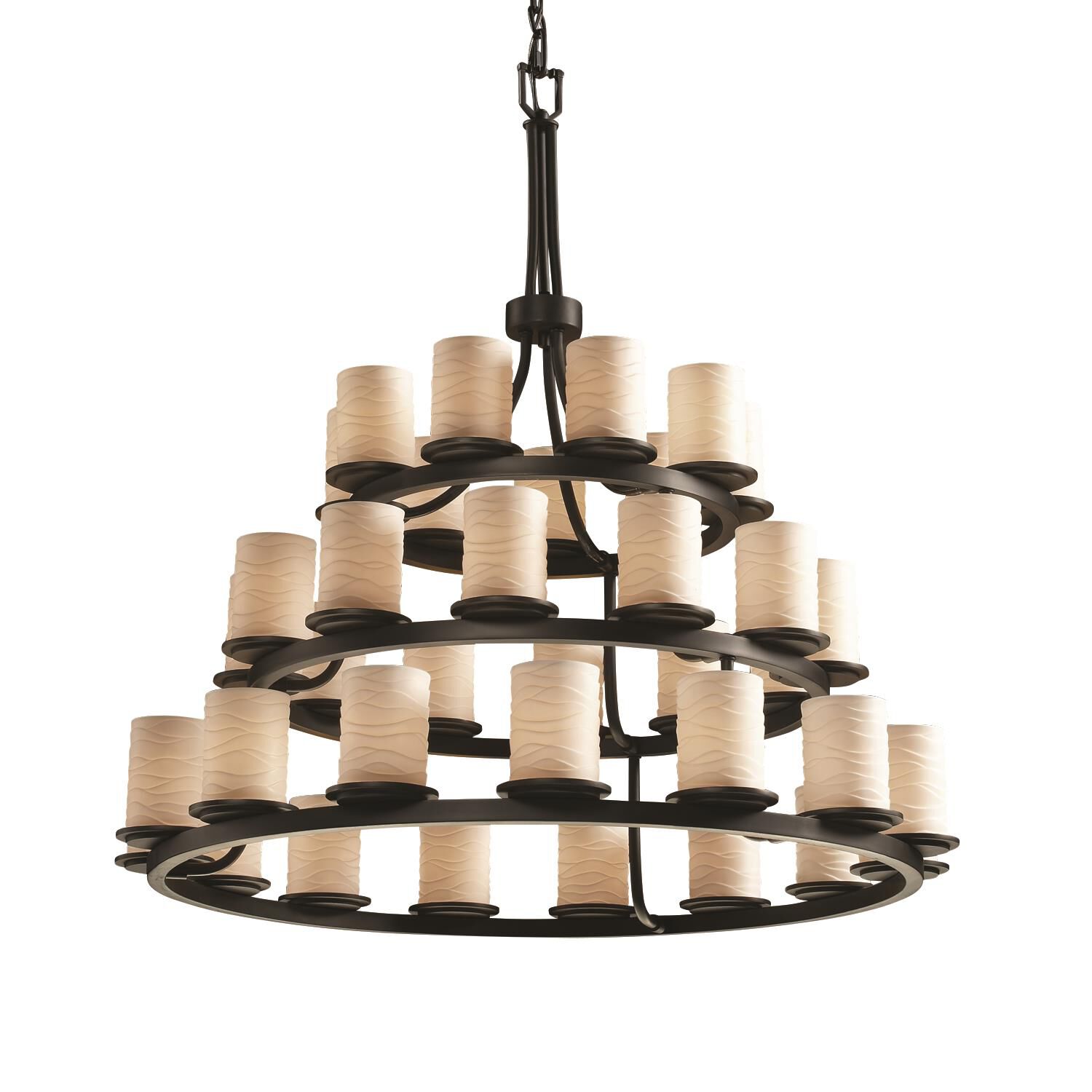 Limoges 42 Inch 36 Light Chandelier by Justice Design Group