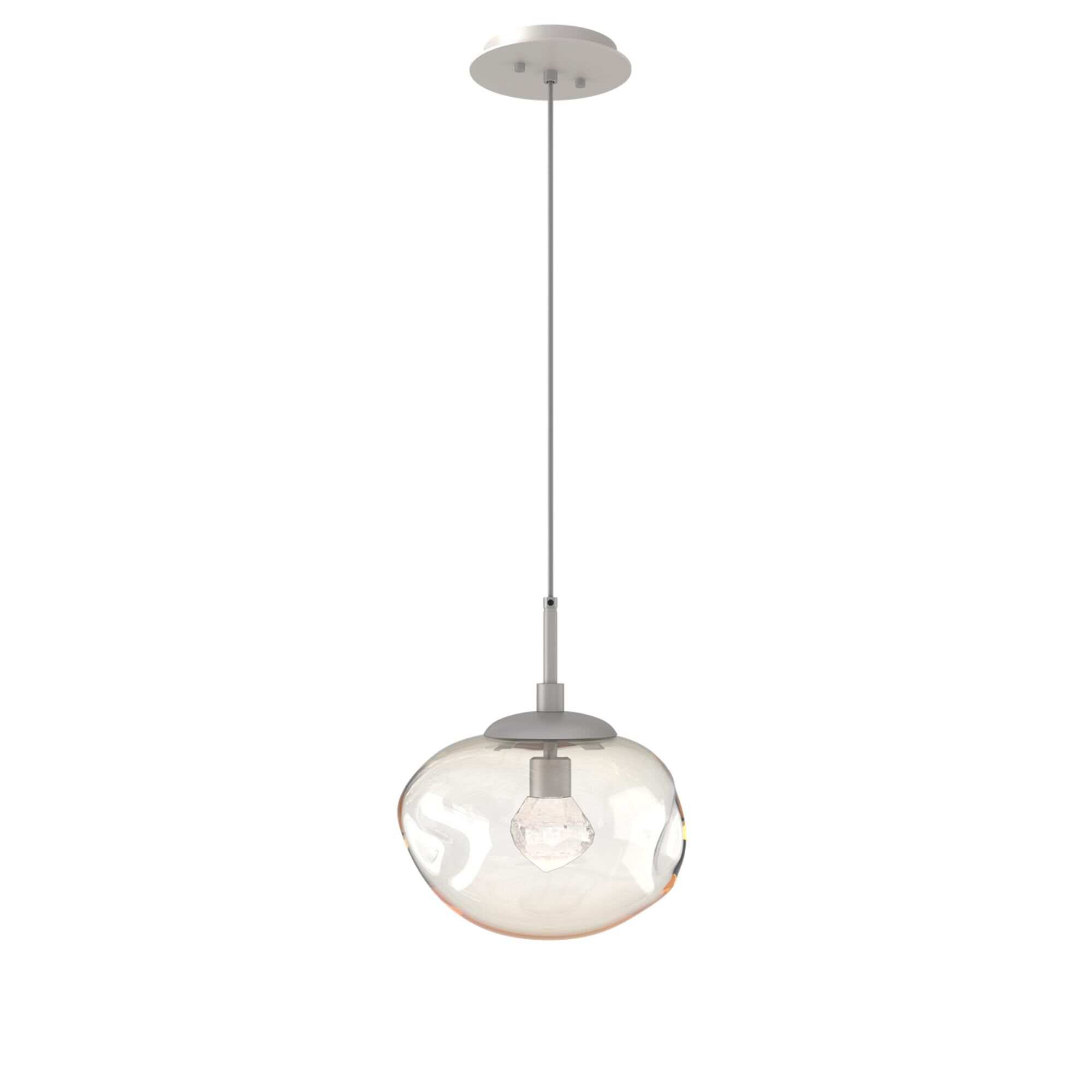 Shown in Metallic Beige Silver finish and Zircon Inner Amber Outer glass