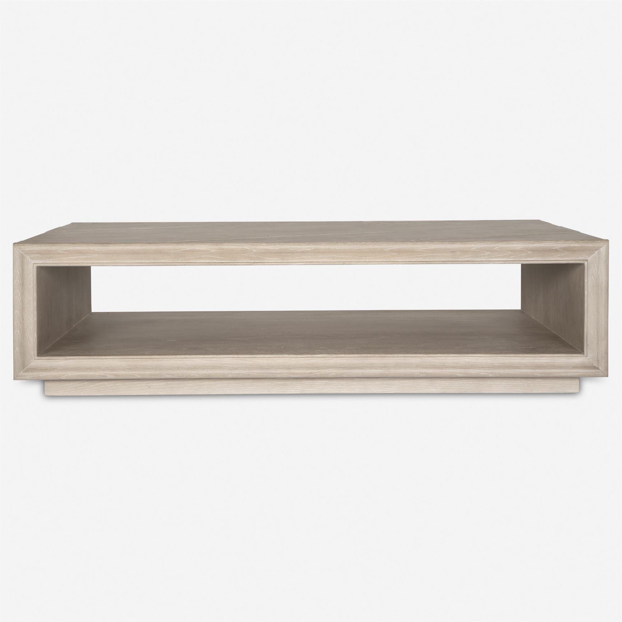 Shown in The Prism Coffee Table Is Know For Its Clean Rectangular Shape Providing Ample Surface Area For Disp finish
