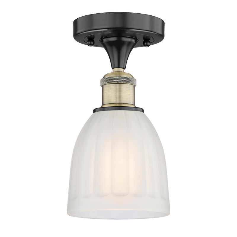 Bruno Marashlian Brookfield 5 Inch 1 Light Semi Flush Mount by Innovations Lighting