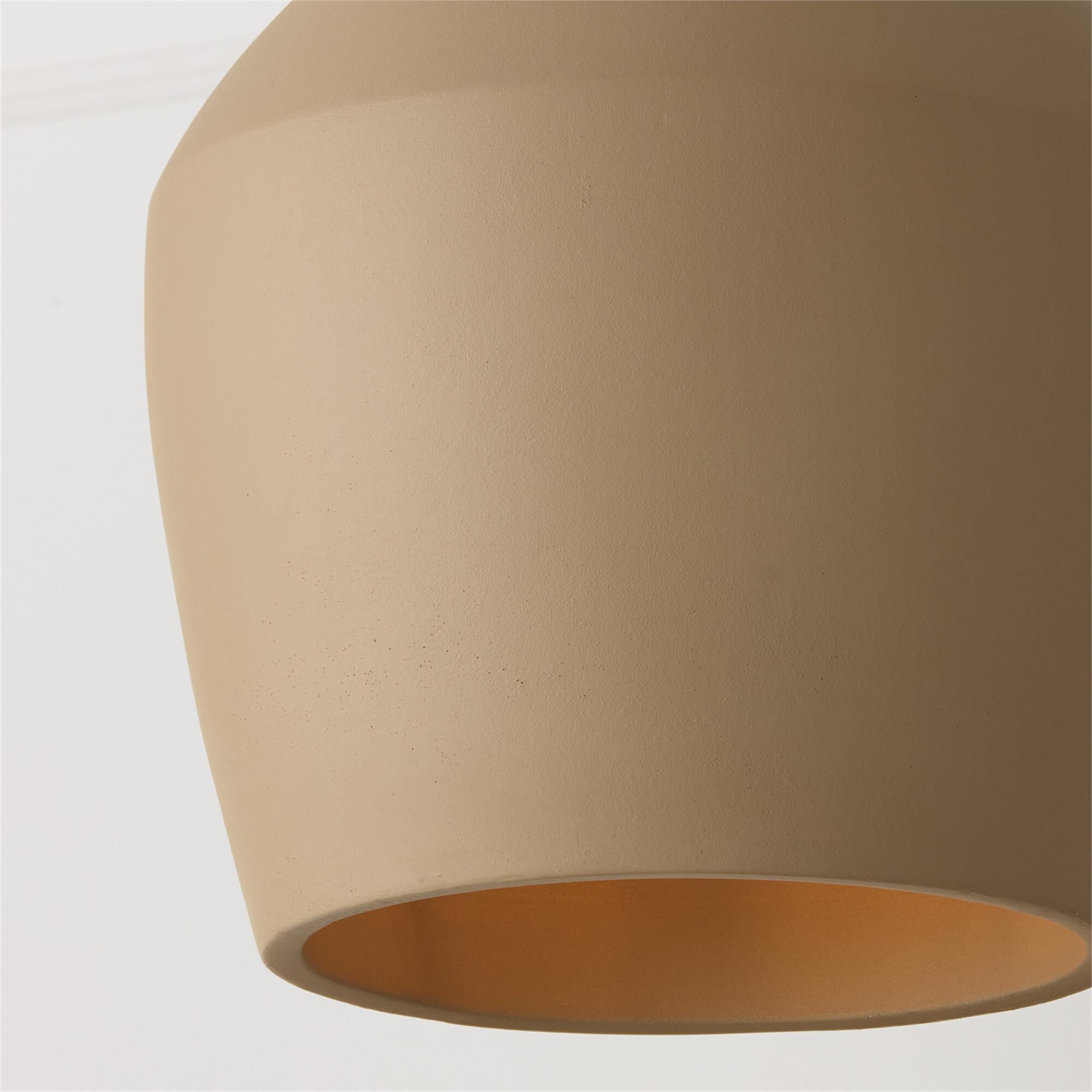 Shown in Terracotta Sand finish