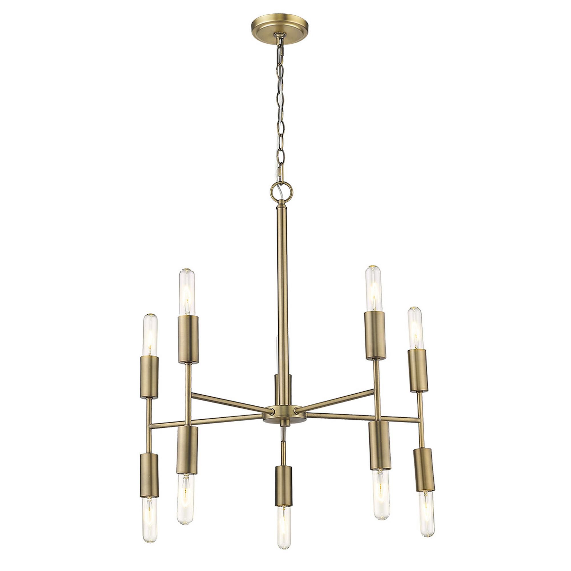 Perret 26 Inch 10 Light Chandelier by Trend Lighting