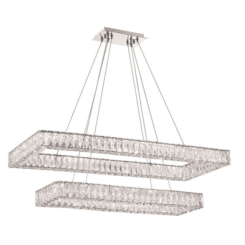 Kinsley 42 Inch Linear Suspension Light by Crystorama