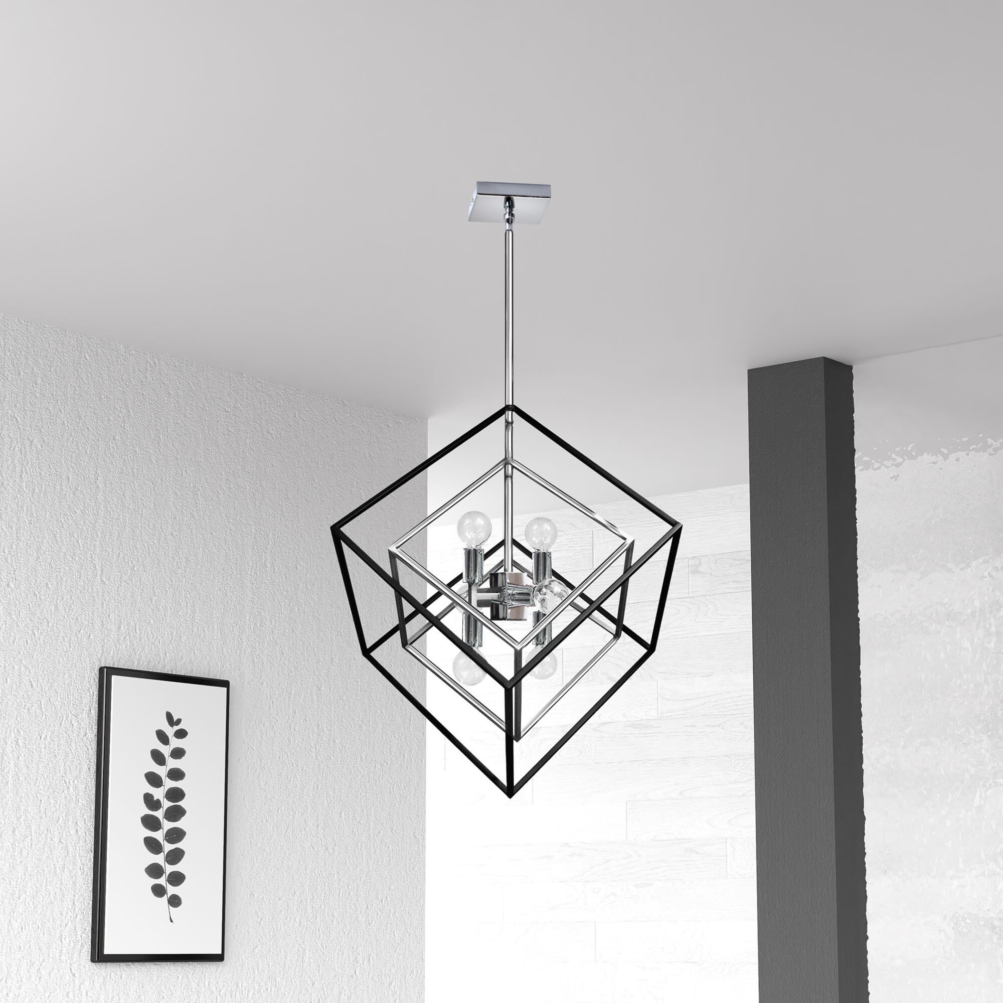 Kappa 22 Inch 6 Light LED Mini Chandelier by Dainolite