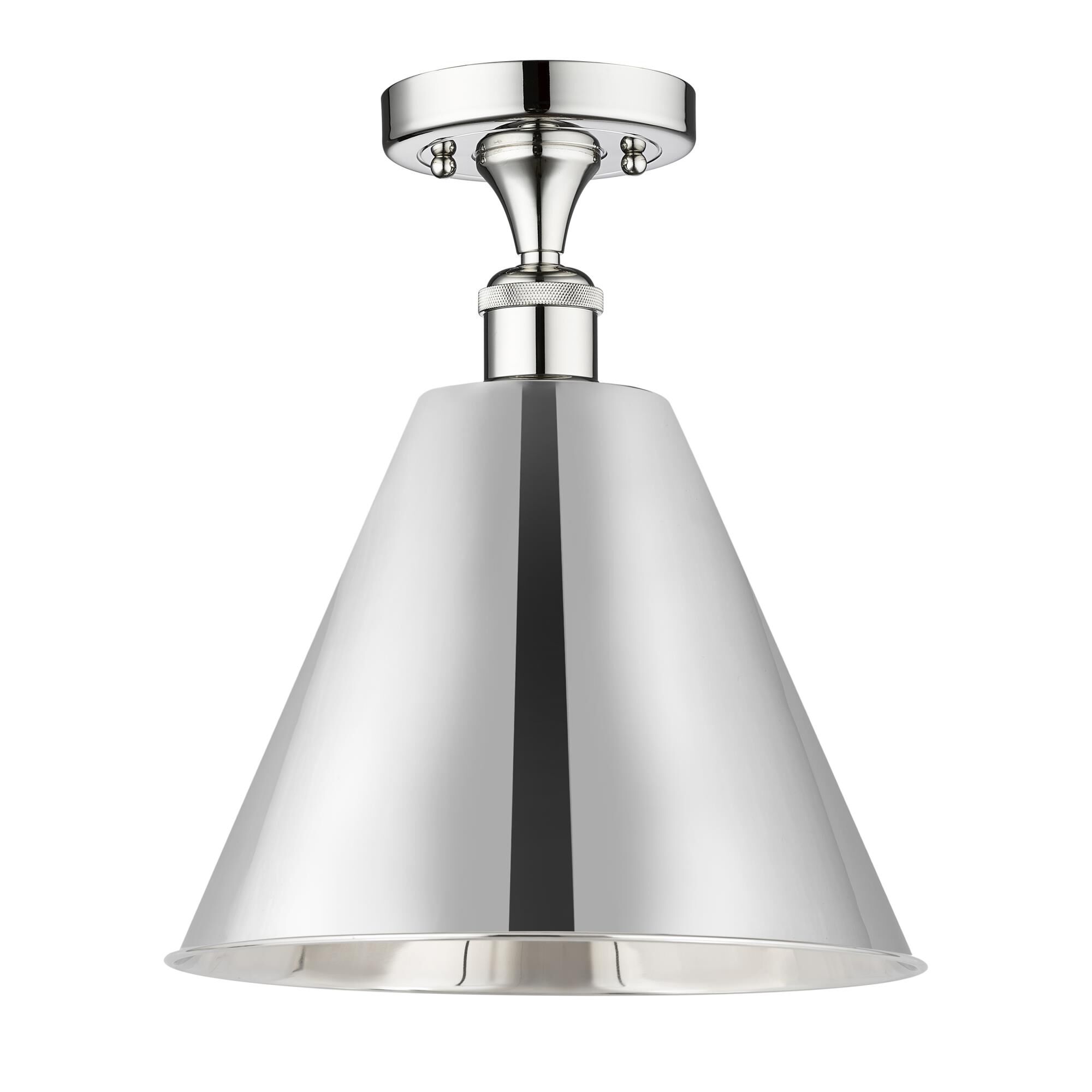 Bruno Marashlian Edison Cone 12 Inch Semi Flush Mount by Innovations Lighting