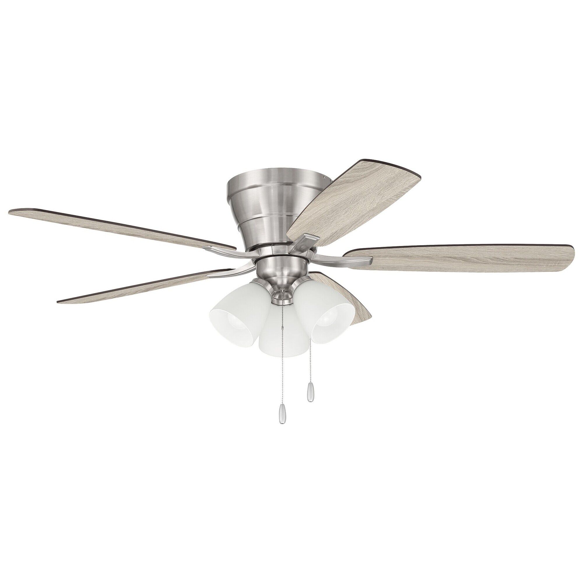 Wheeler 52 3-Light 52 Inch Flush Mount Fan with Light Kit,