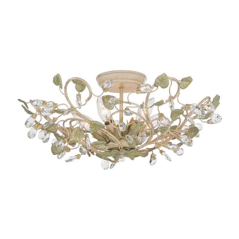 Josie 20 Inch 5 Light Semi Flush Mount by Crystorama