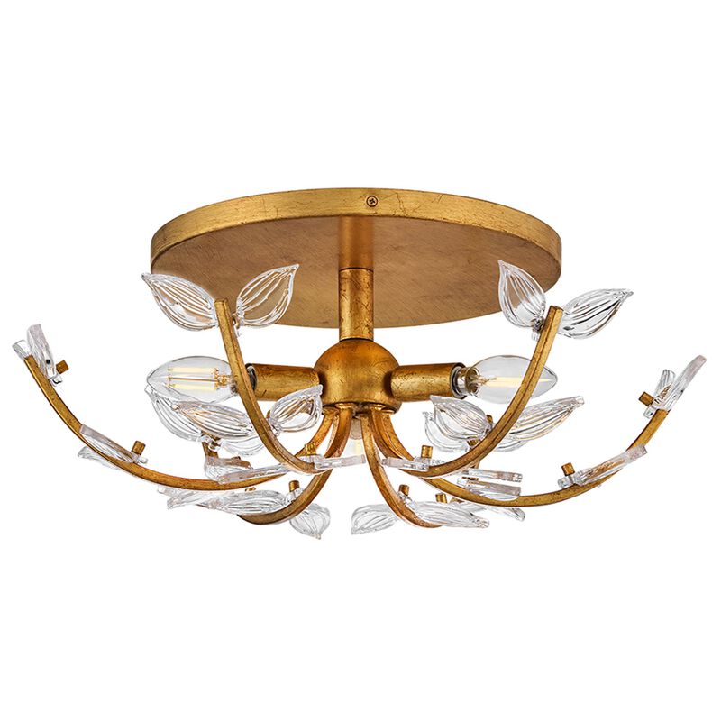 Aliso 20 Inch 3 Light Semi Flush Mount by Hinkley