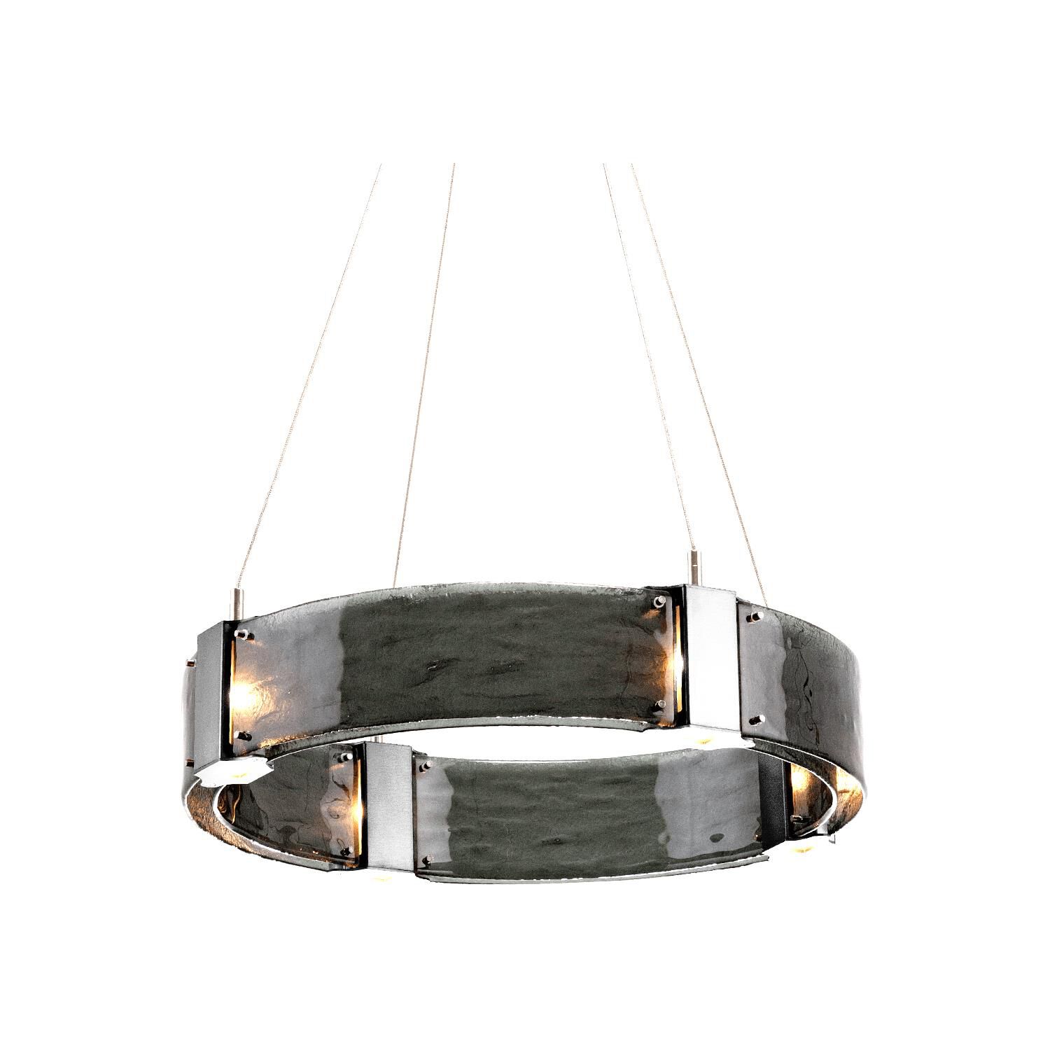Parallel 23 Inch 12 Light LED Chandelier by Hammerton Studio
