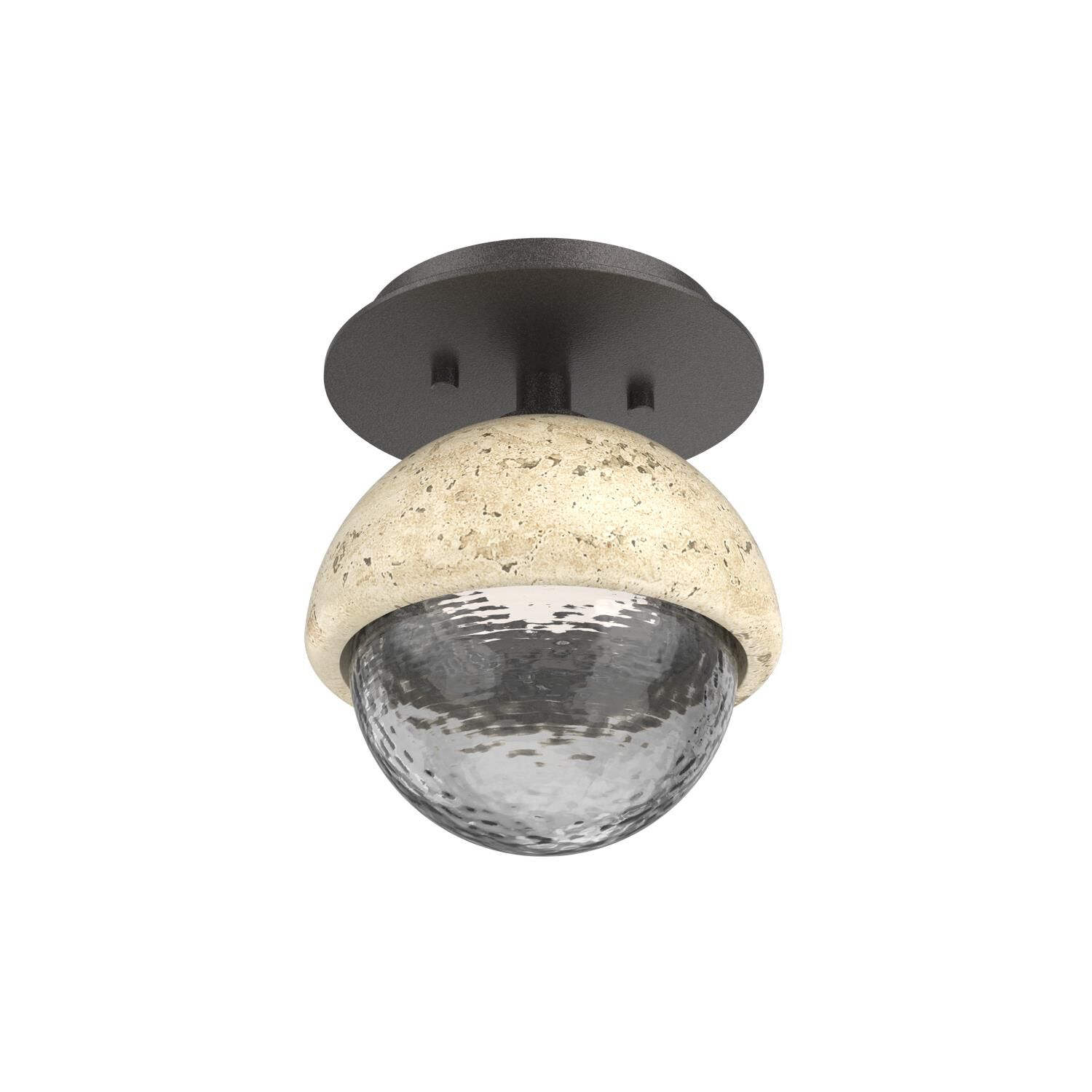 Levi Wilson Cabochon 6 Inch Flush Mount by Hammerton Studio