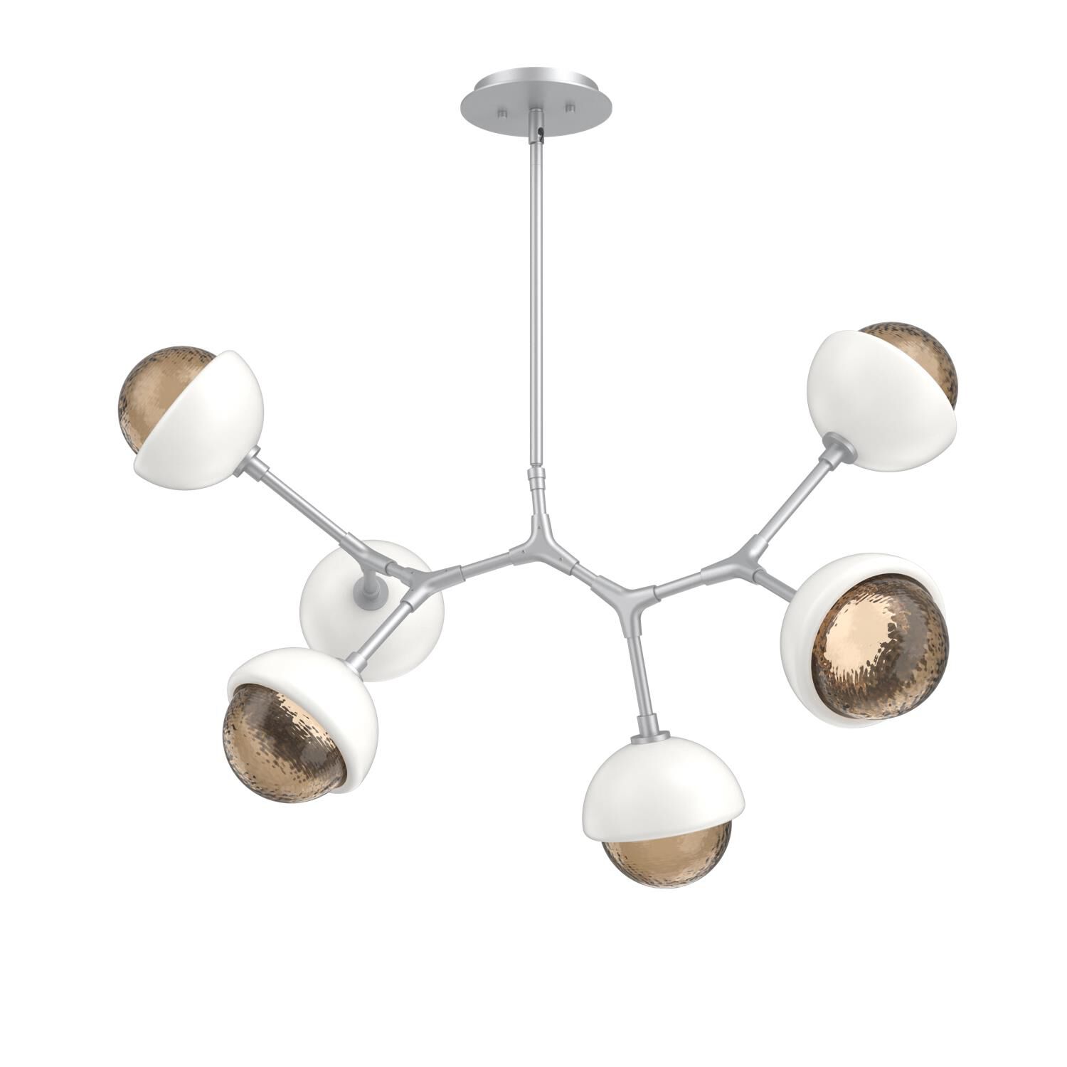 Levi Wilson Cabochon 31 Inch Linear Suspension Light by Hammerton Studio