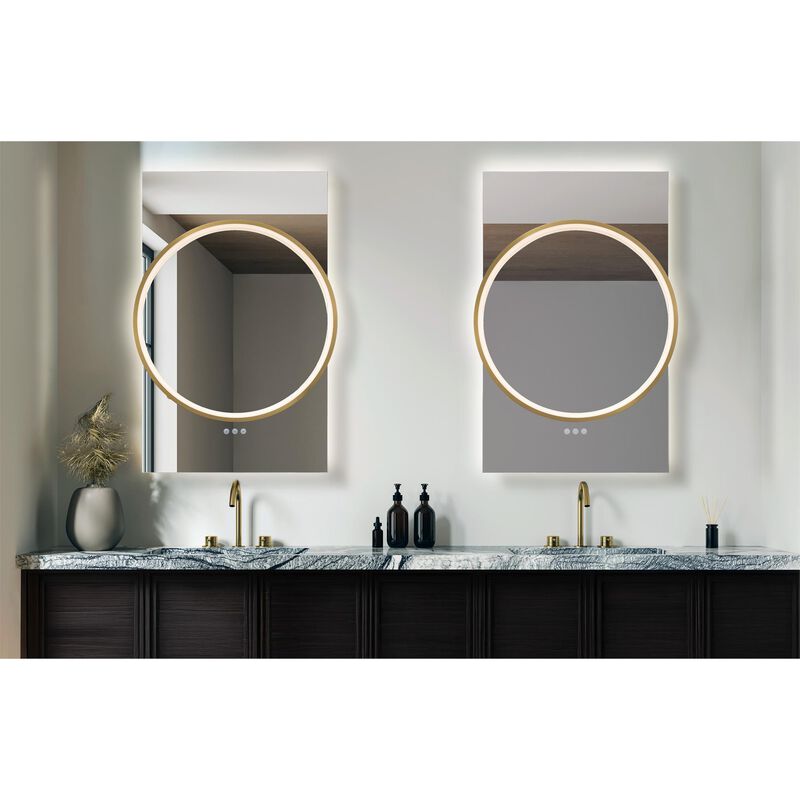Trails 46 Inch LED Lighted Mirror by Eurofase Lighting