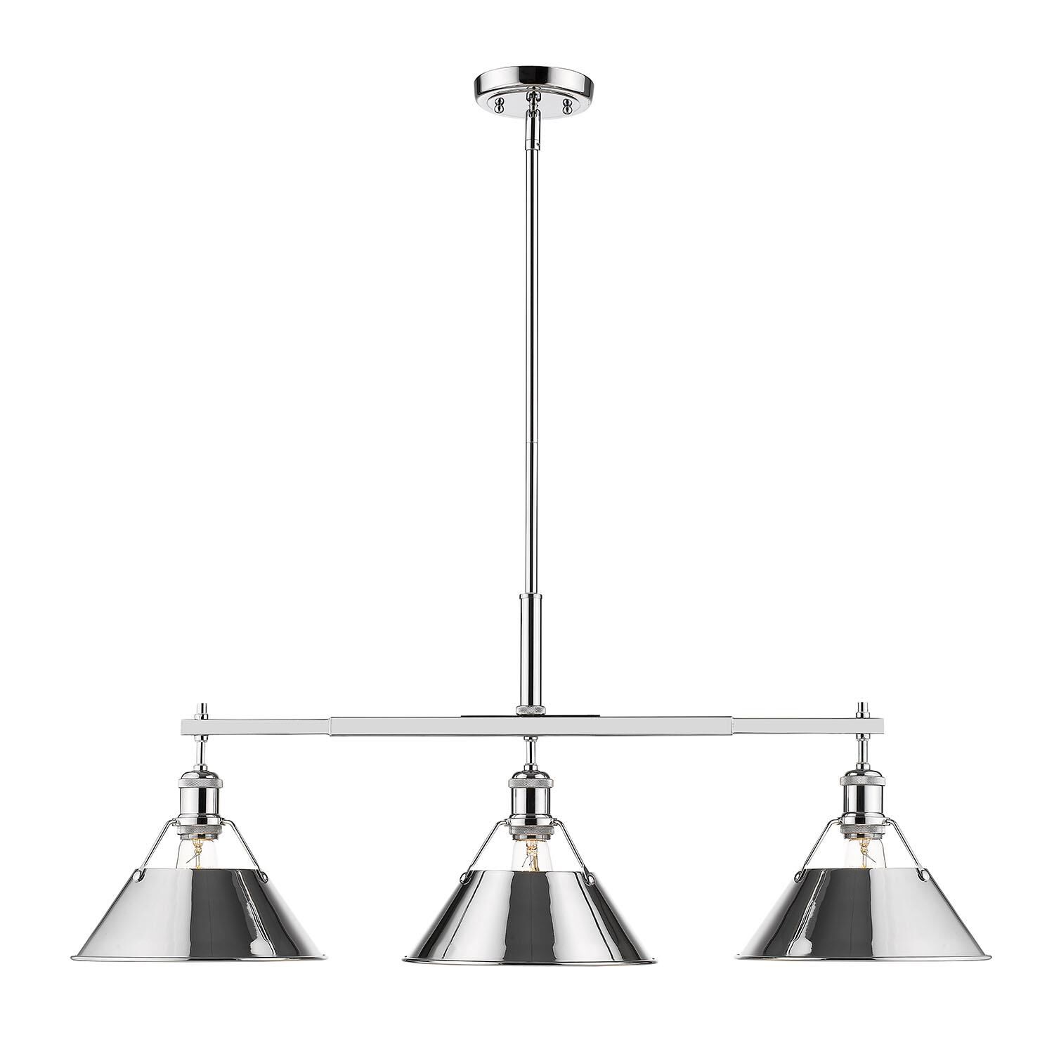 Orwell 36 Inch Linear Suspension Light by Golden Lighting