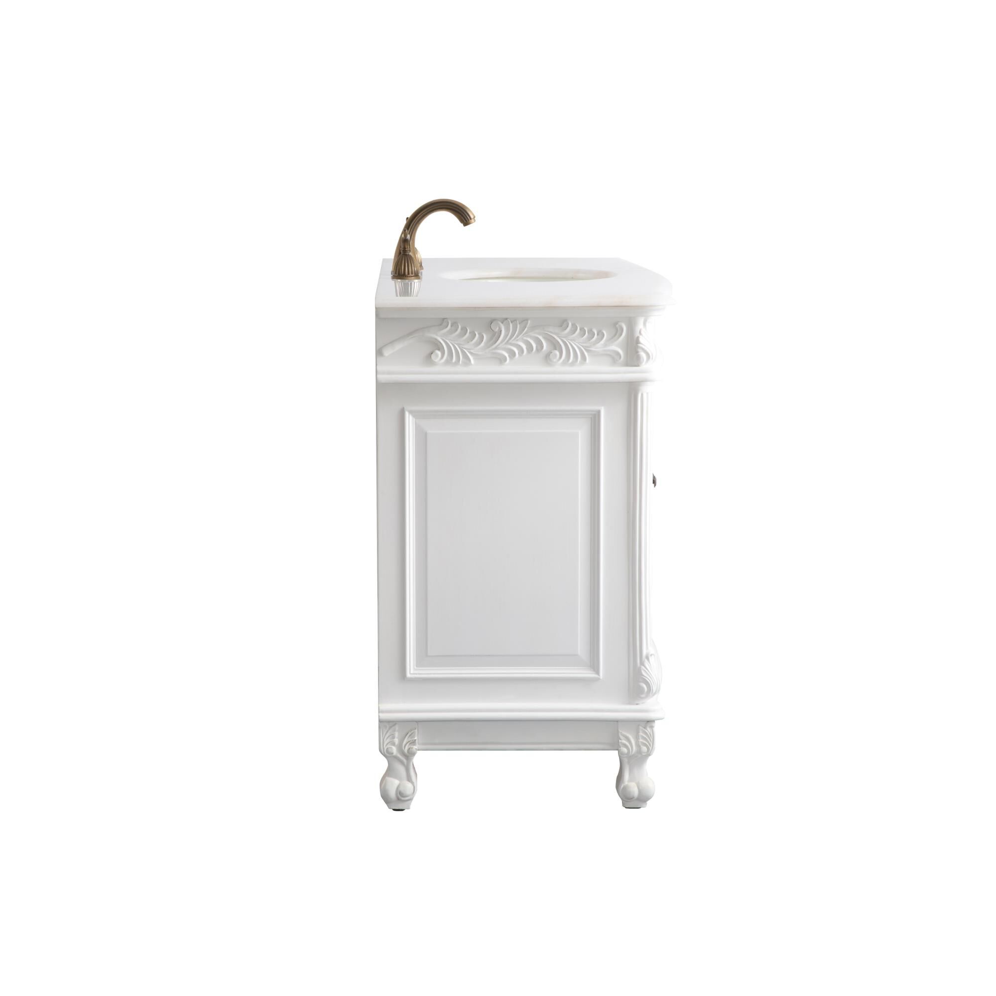 Shown in Antique White finish