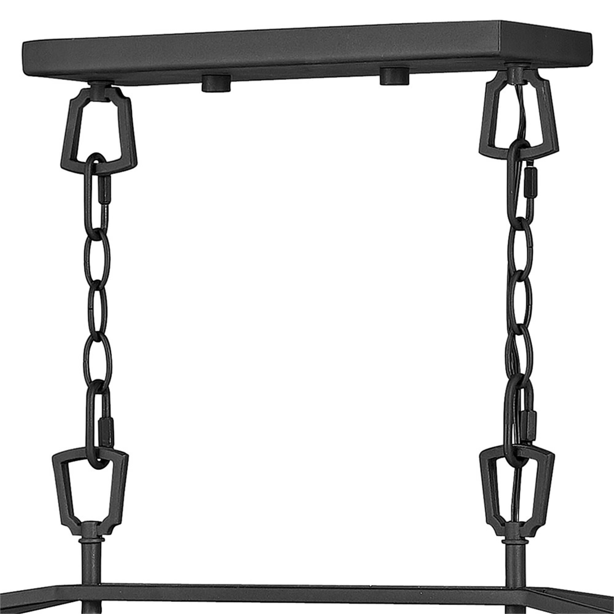 Shown in Museum Black finish and Clear Seedy glass