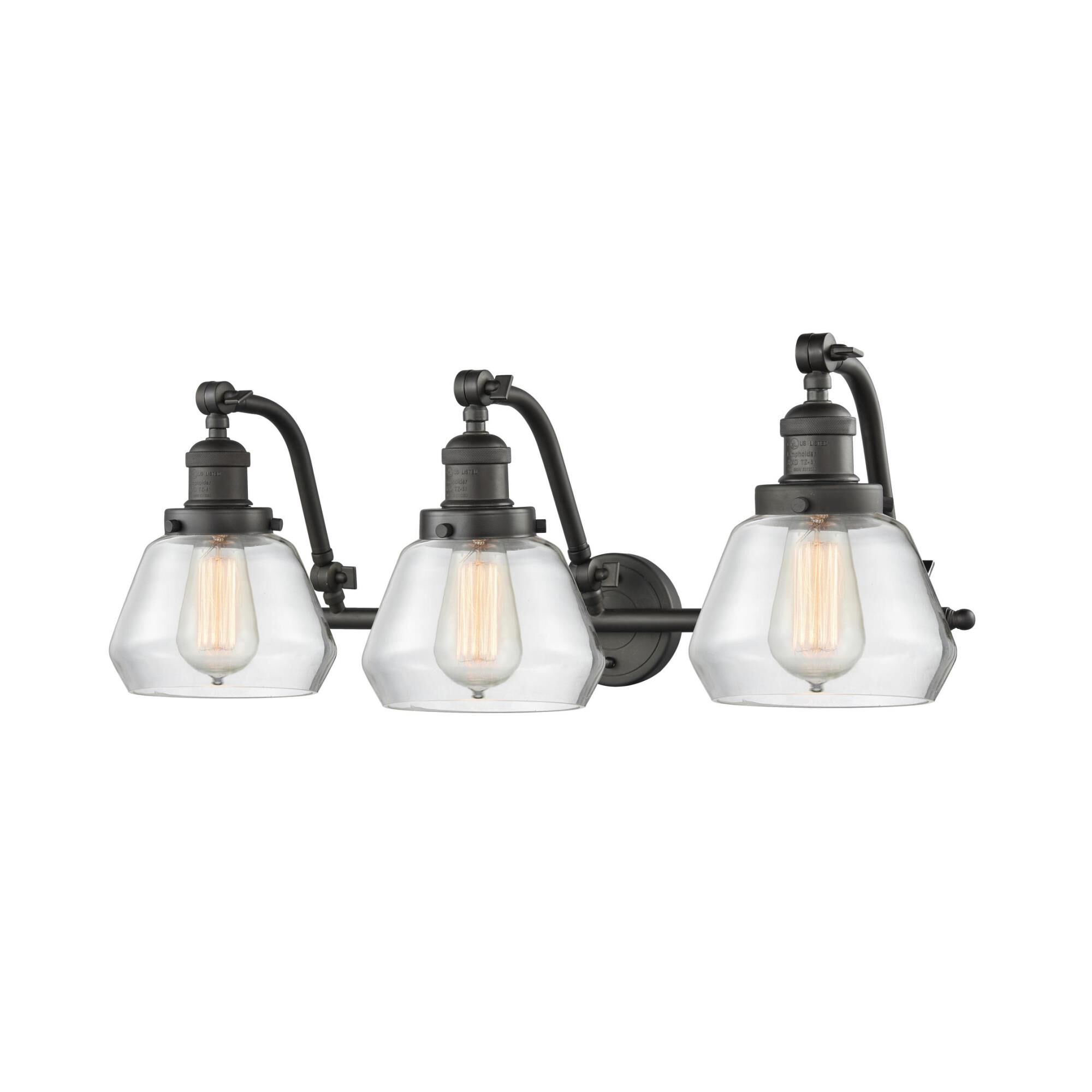 Bruno Marashlian Fulton 28 Inch 3 Light Bath Vanity Light by Innovations Lighting