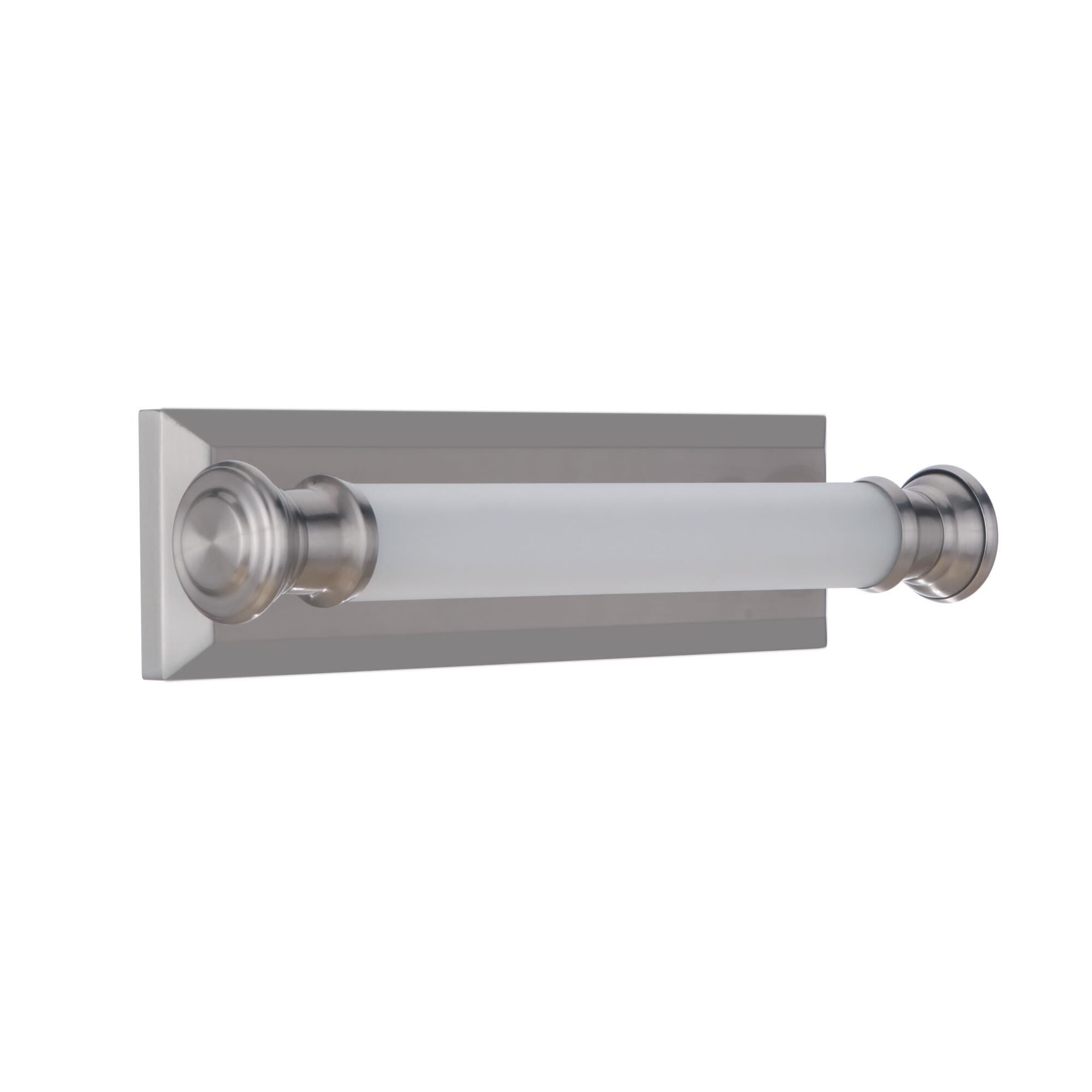 Shown in Brushed Polished Nickel finish and Frostwhite glass