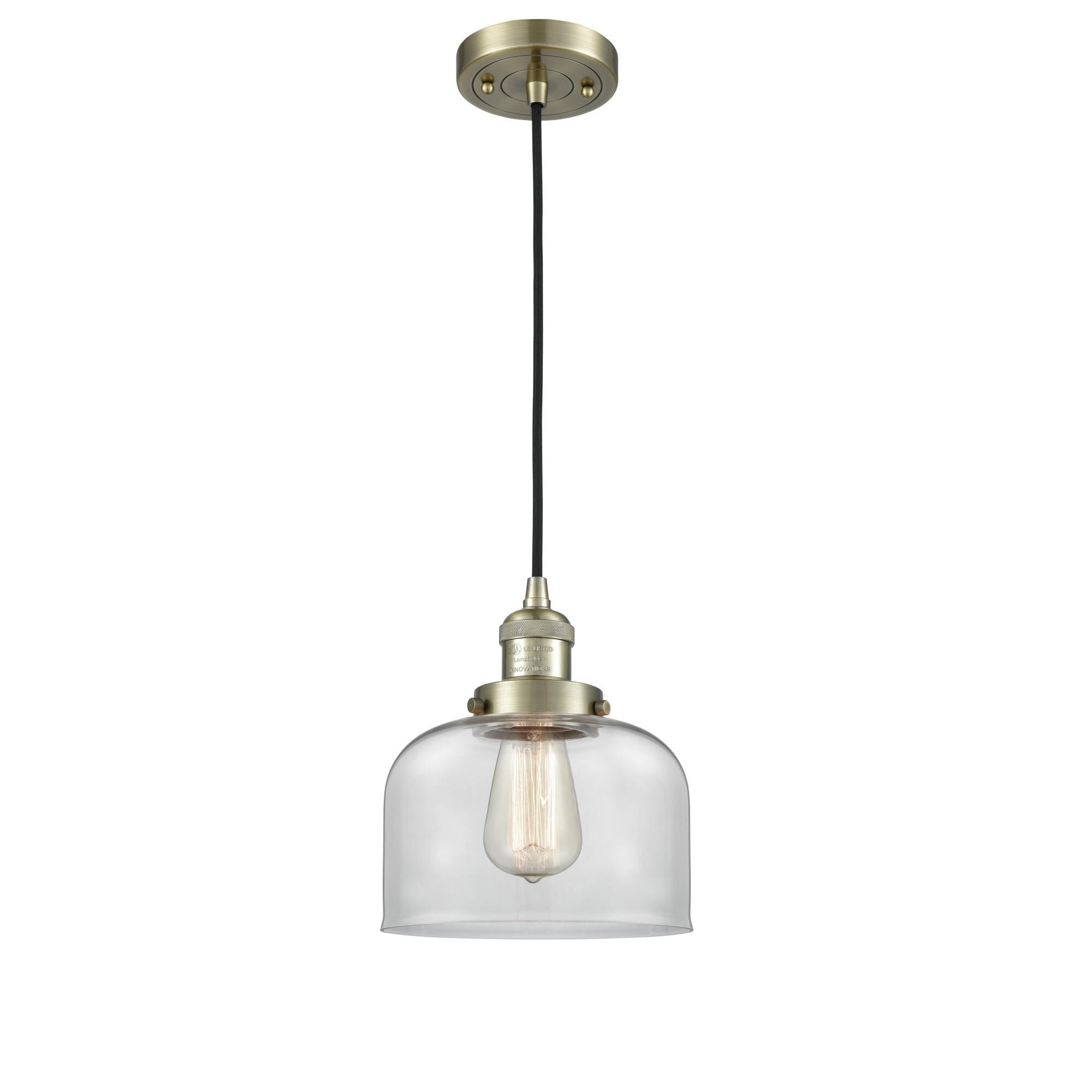 Bruno Marashlian Large Bell 8 Inch Mini Pendant by Innovations Lighting