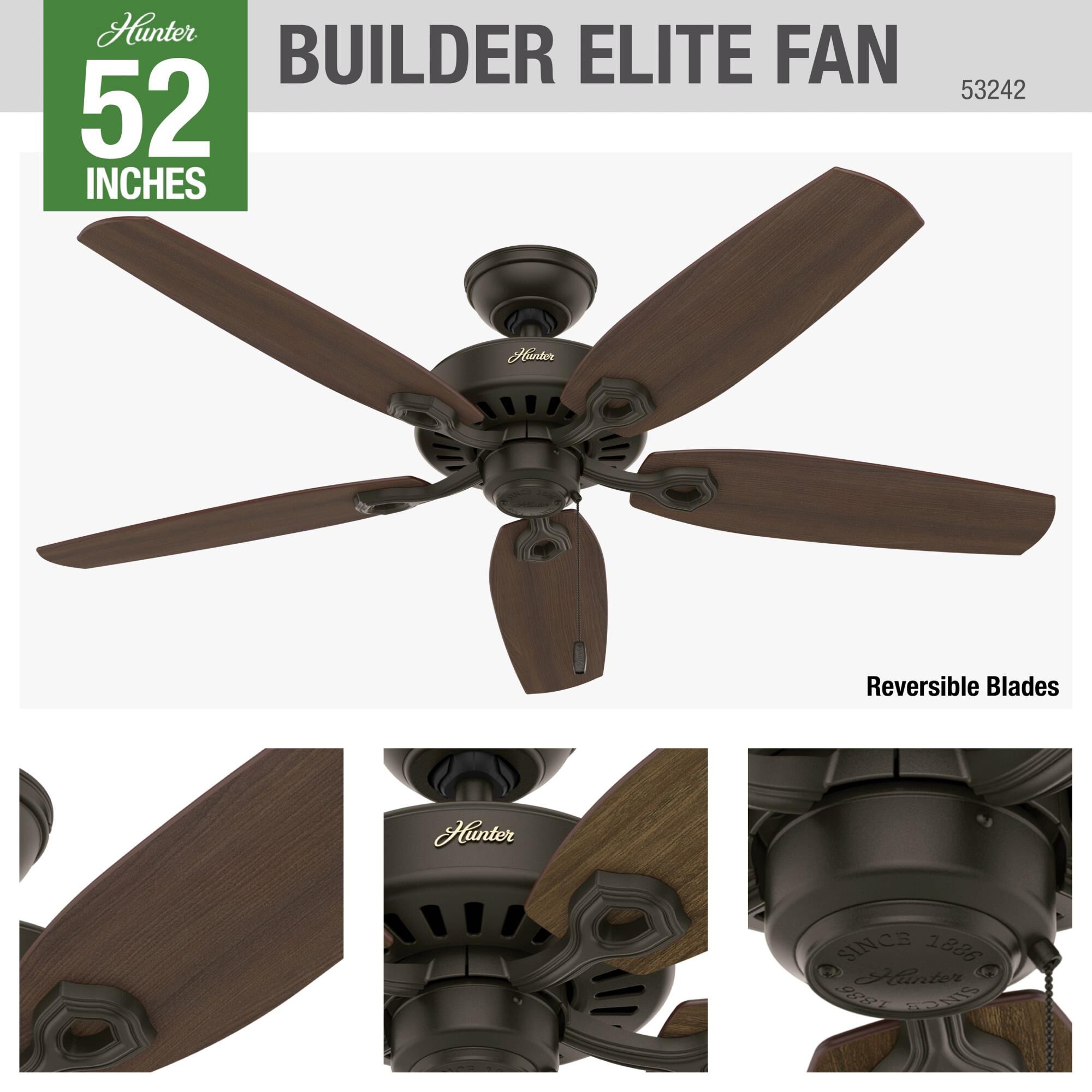 Builder 52 Inch Ceiling Fan by Hunter Fan