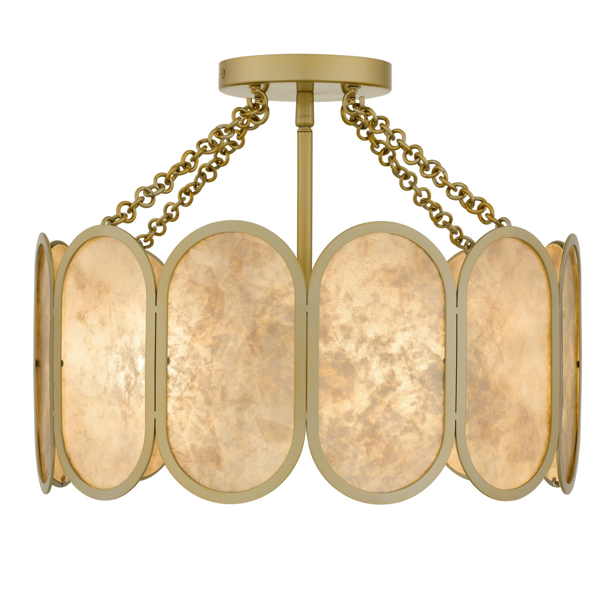 Amalia 16 Inch Semi Flush Mount by Quoizel