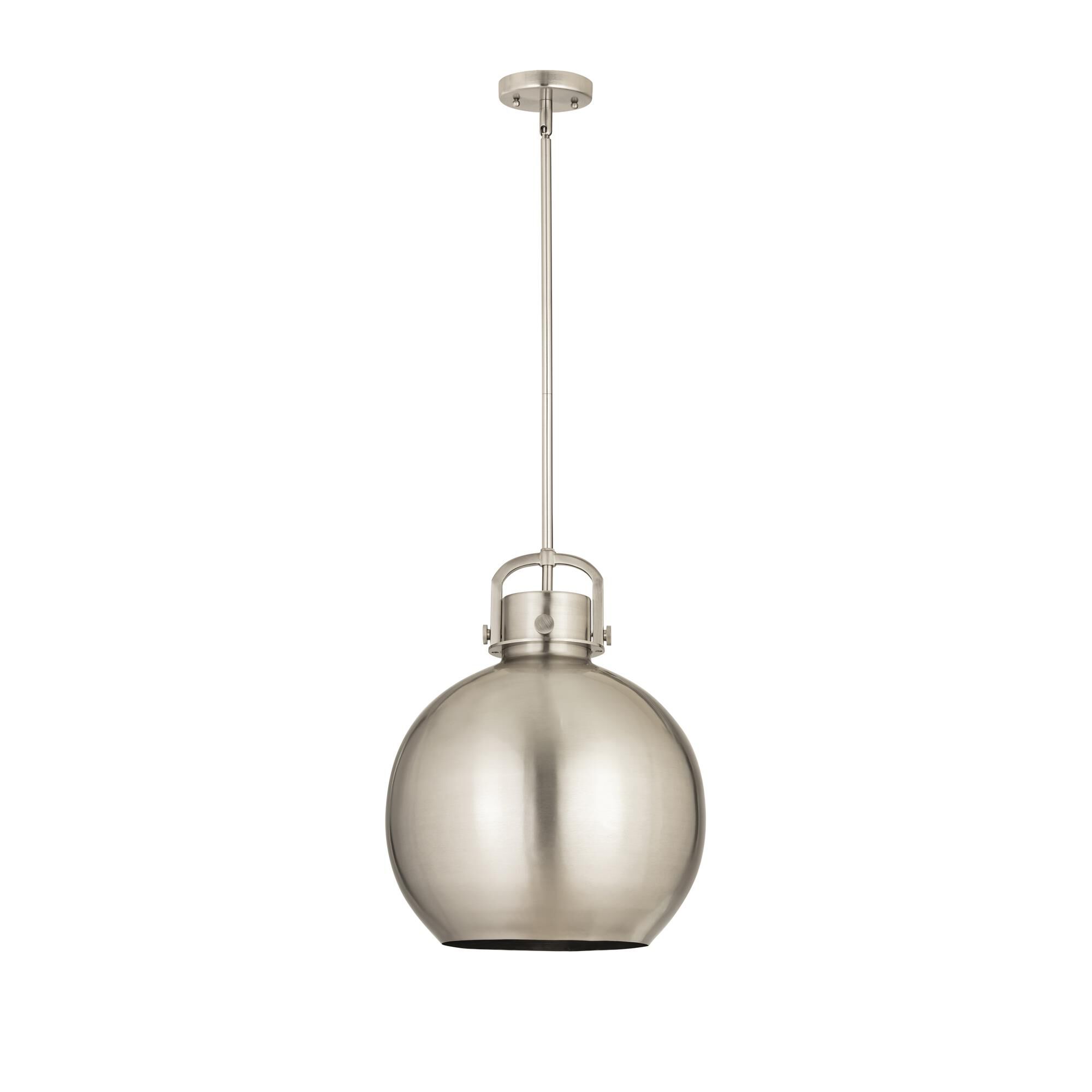 Shown in Satin Nickel finish and Satin Nickel Steel shade