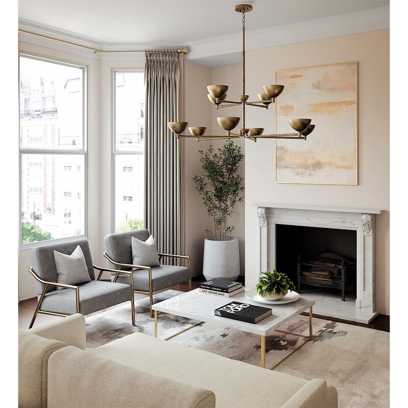 Francesca 43 Inch Chandelier by Capital Lighting