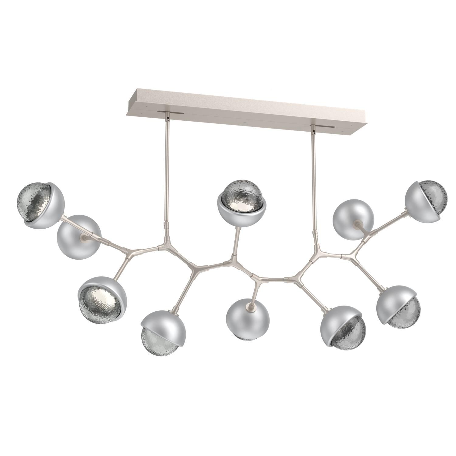 Levi Wilson Cabochon 56 Inch Linear Suspension Light by Hammerton Studio