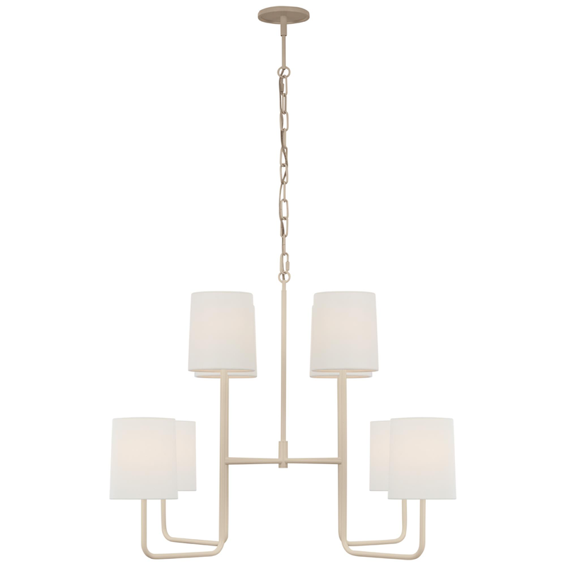 Barbara Barry Go Lightly 30 Inch 8 Light LED Chandelier by Visual Comfort Signature Collection