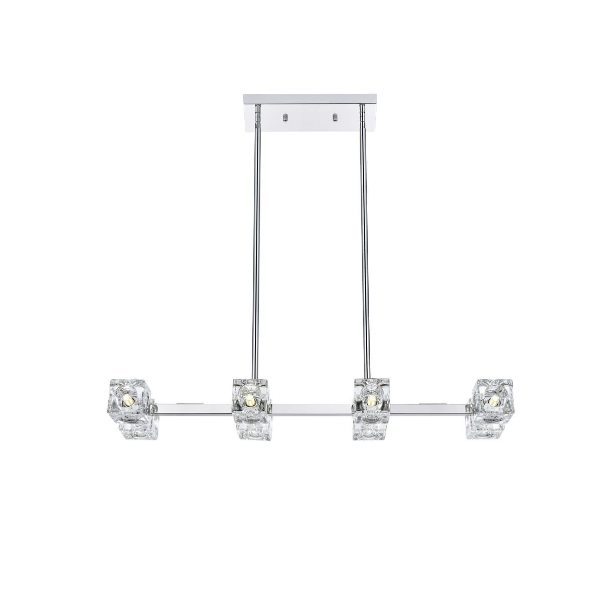 Lyra 30 Inch Linear Suspension Light by Elegant Lighting