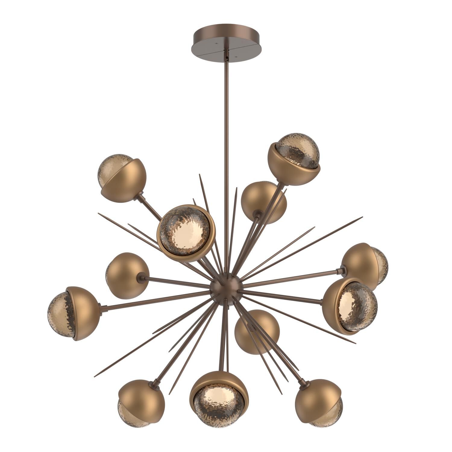 Shown in Burnished Bronze finish and Bronze glass and Novel Brass accent