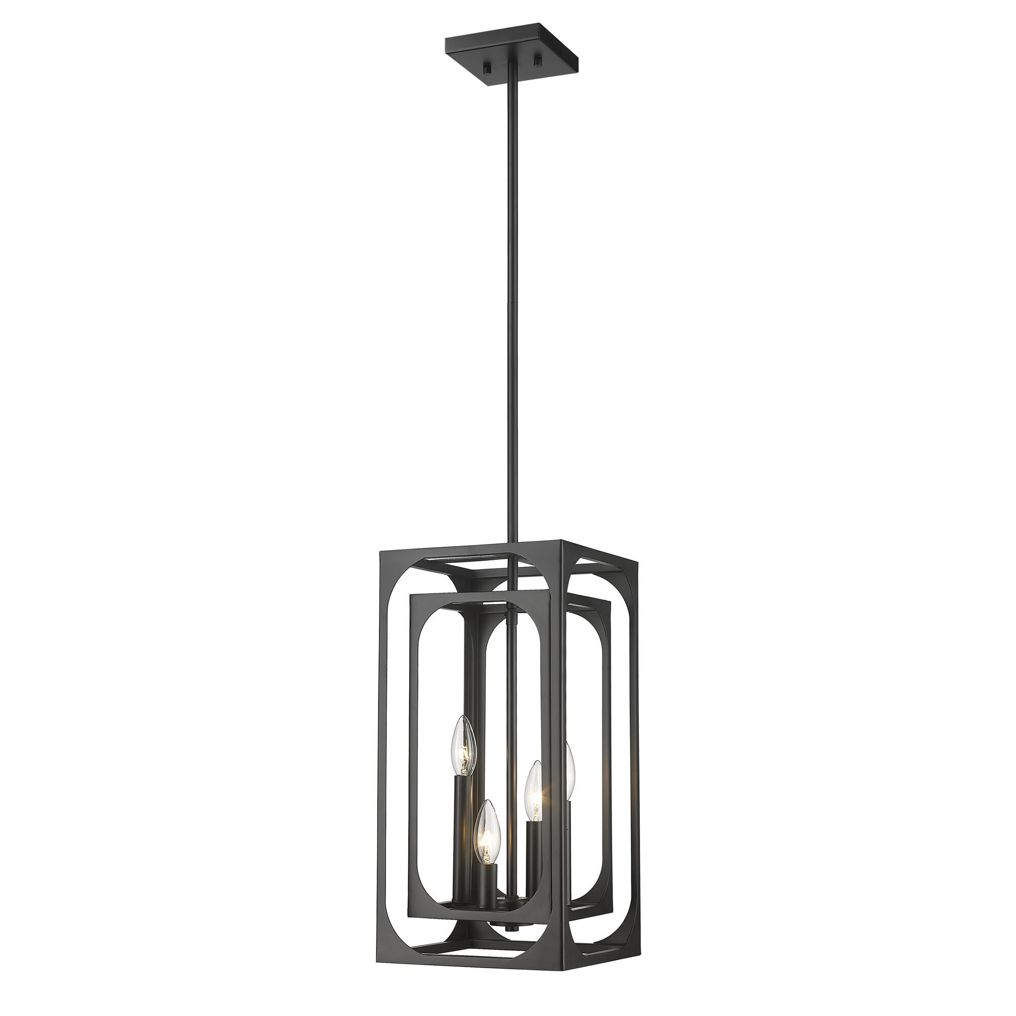 Shown in Matte Black finish and Steel shade