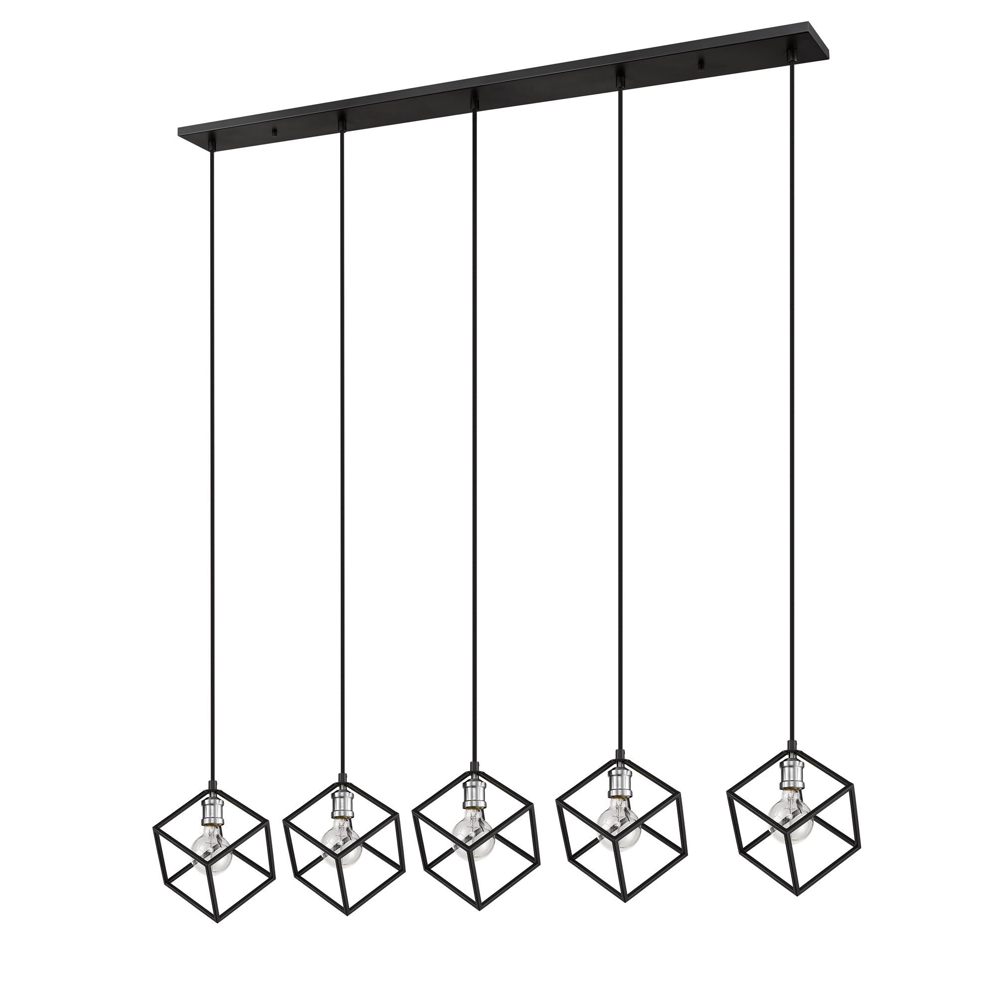 Shown in Matte Black + Brushed Nickel finish and --- glass and --- shade
