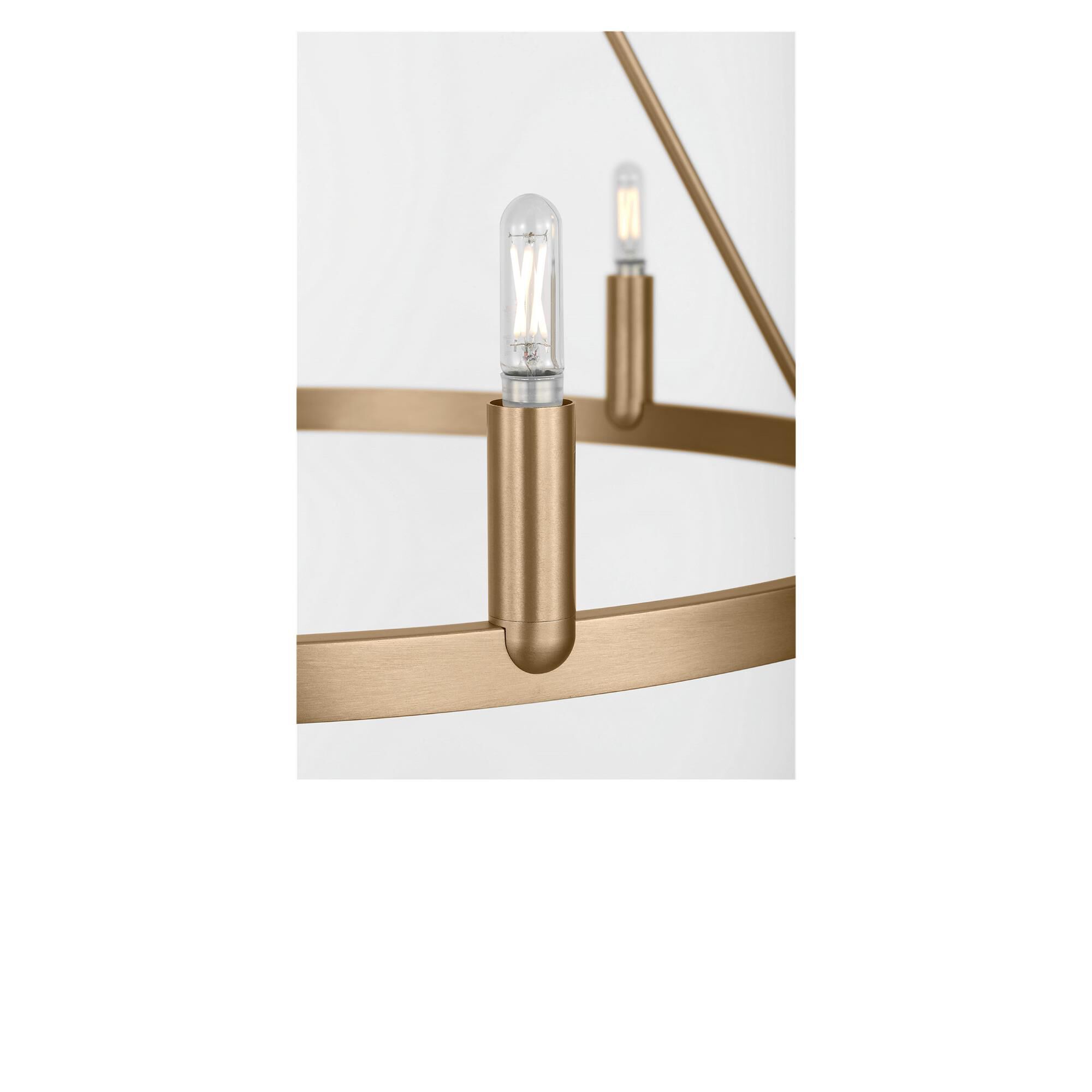 Shown in Satin Brass finish