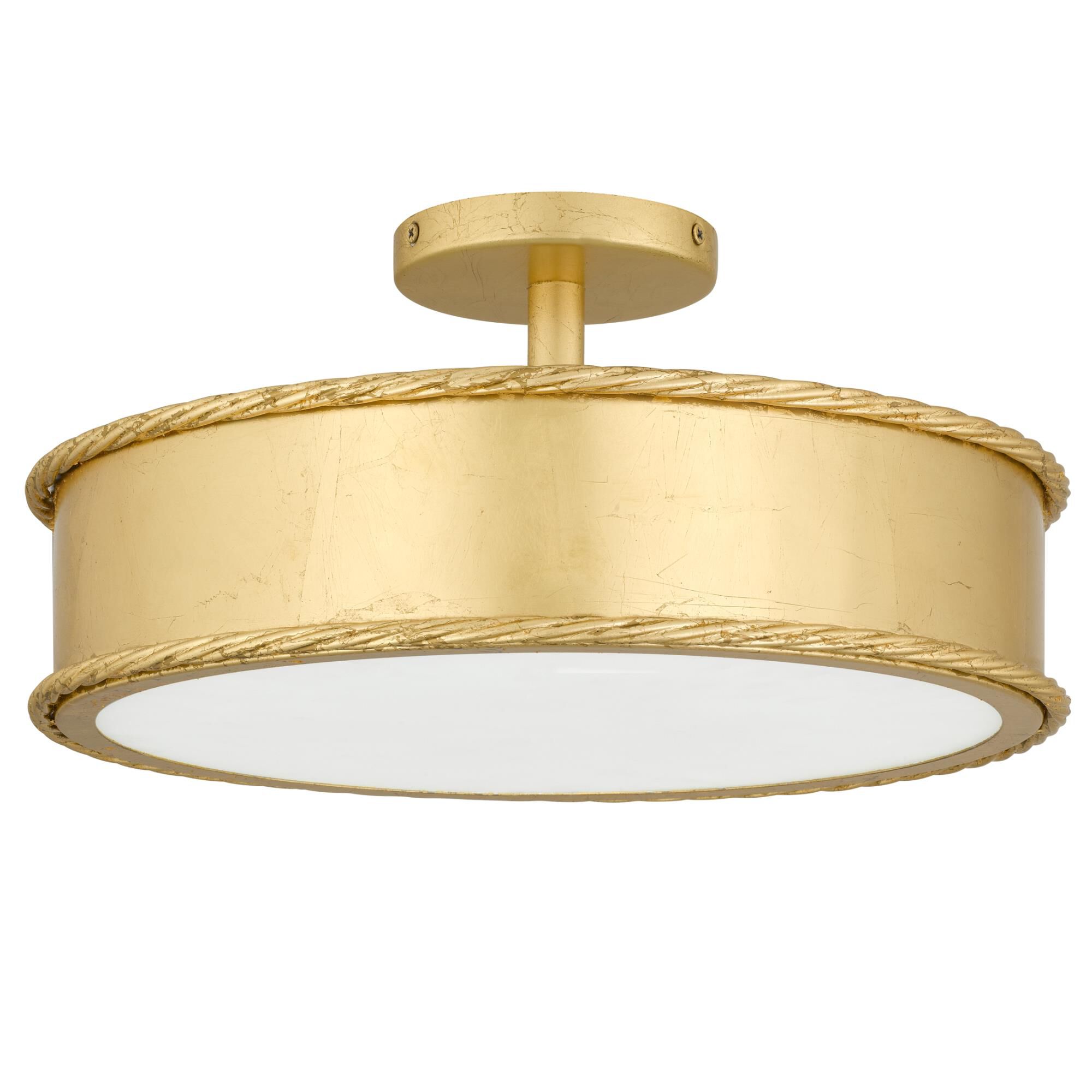 Shown in Gold Leaf finish and Metal shade