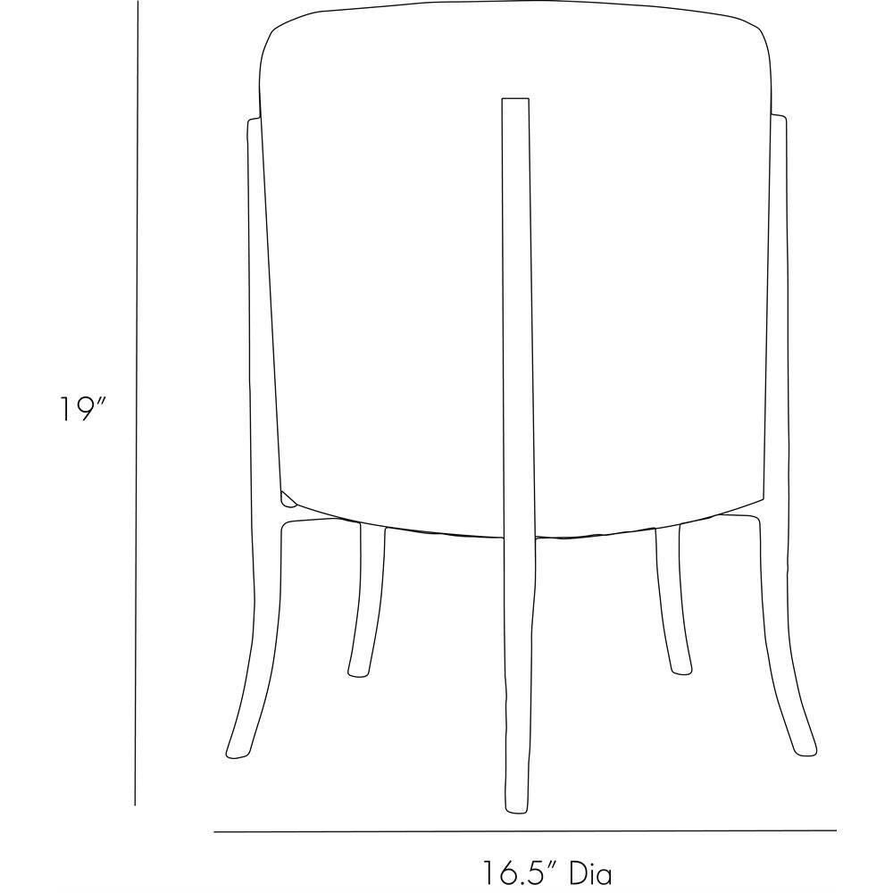 Barry Dixon Pagoda 19 Inch Ottoman by Arteriors Home