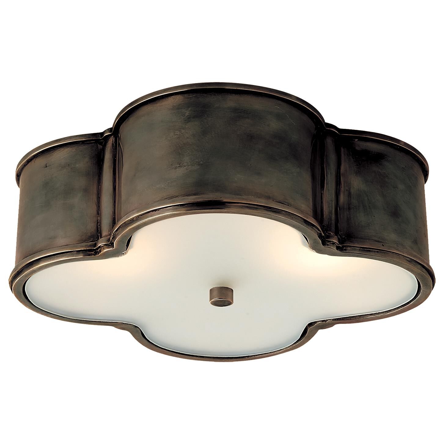 Alexa Hampton Basil 17 Inch 3 Light Flush Mount by Visual Comfort Signature Collection
