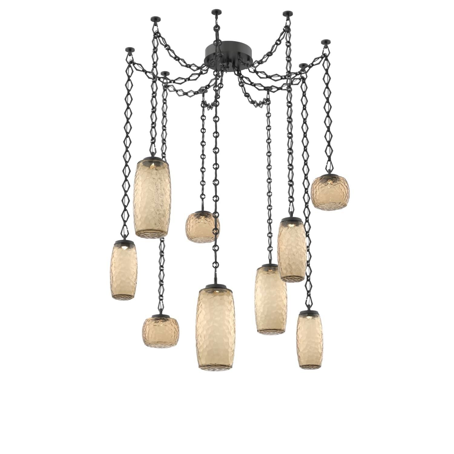 Levi Wilson Vessel 15 Inch Multi Pendant Light by Hammerton Studio