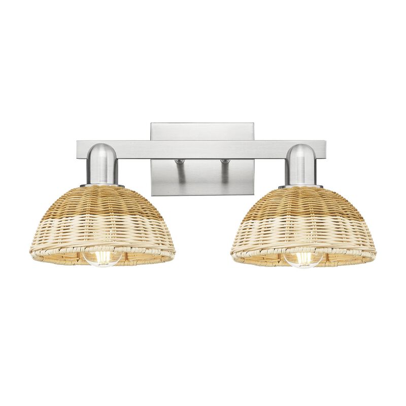 Bruno Marashlian Natural Ballston Dome 16 Inch Bath Vanity Light by Innovations Lighting