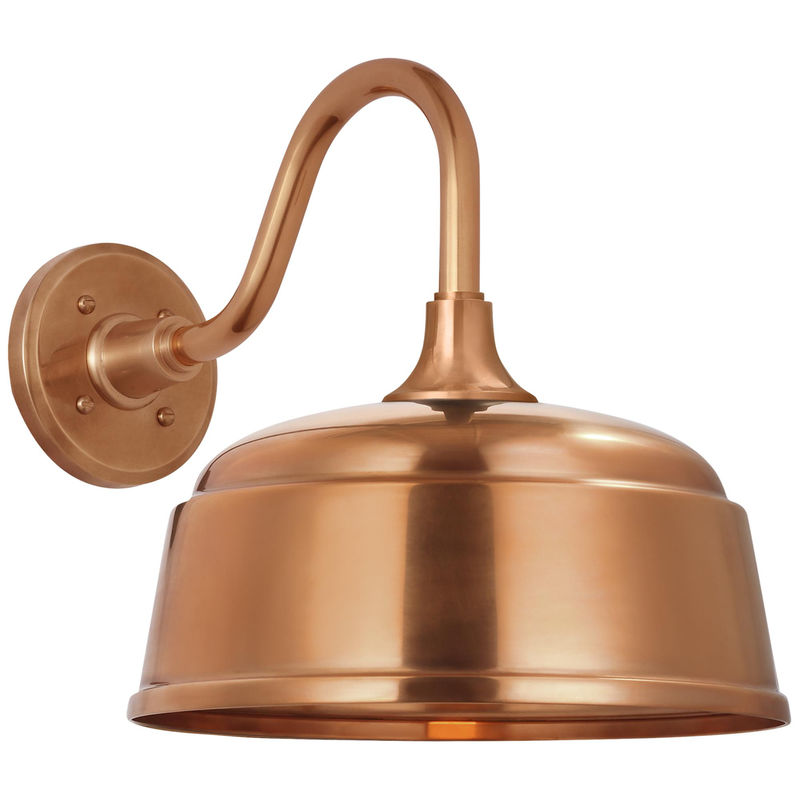Thomas O'Brien Academy Barn Light 13 Inch Outdoor Wall Light by Visual Comfort Signature Collection