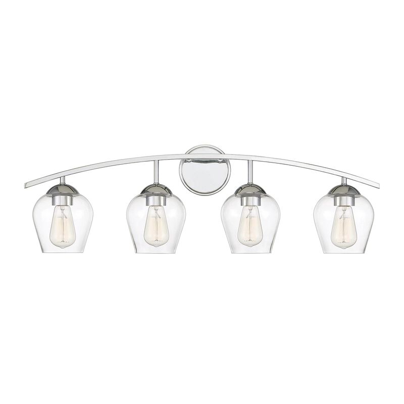 32 Inch 4 Light LED Bath Vanity Light by Meridian Lighting