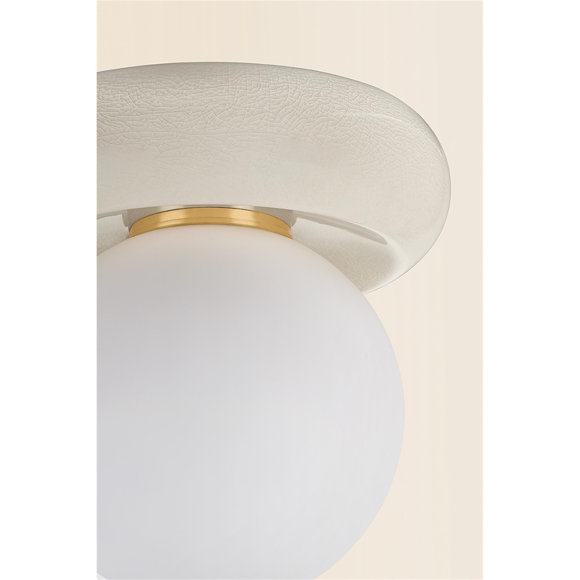 Tyra 9 Inch Flush Mount,